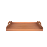 Realistic 3D Rendering of Wooden Serving Tray - Elegance and Functionality png