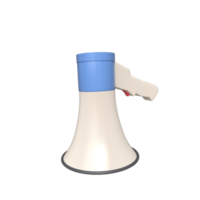 3D Realistic Megaphone Rendering - Amplify Your Message png