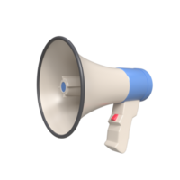 3D Realistic Megaphone Rendering - Amplify Your Message png