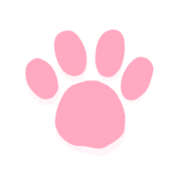 Cat Paw Cartoon illustration White Cat Paw png