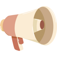 Lovely pink Megaphone png