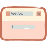 Pink web site png