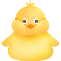 Lovely yellow duck png