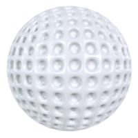 3d representación de golf pelota png