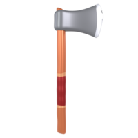 3d Rendering Of Woodcutter Axe png