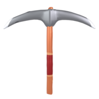 3d Rendering Of Stone Breaker Pickaxe png