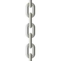 metal plata cadena aislado en blanco antecedentes. vector ilustración