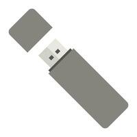 Usb flash drive icon isolated on white background. Vector illustration