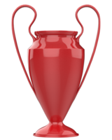 trophée sur Contexte. 3d le rendu - illustration png