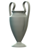 Trophy on background. 3d rendering - illustration png