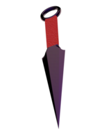 lancio coltello isolato su sfondo. 3d interpretazione - illustrazione png