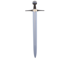 Long sword isolated on background. 3d rendering - illustration png