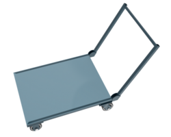 Warehouse cart isolated on background. 3d rendering - illustration png