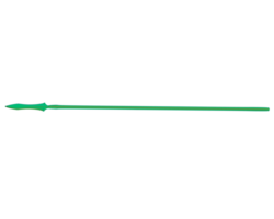 Spear isolated on background. 3d rendering - illustration png