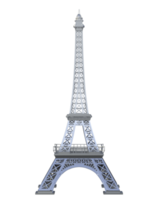 Eiffel tower isolated on background. 3d rendering - illustration png