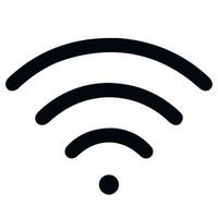 Free wifi icon. Vector wlan access, wireless wifi hotspot signal sign. Vector illustration