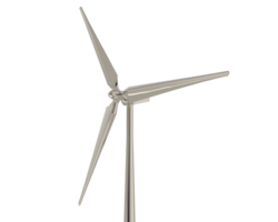 Windmühle isoliert auf Hintergrund. 3d Rendern - - Illustration png