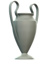 trophée sur Contexte. 3d le rendu - illustration png