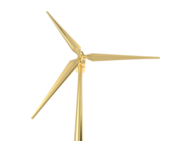 windmolen geïsoleerd Aan achtergrond. 3d renderen - illustratie png