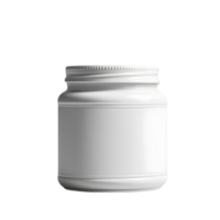 Transparency Elegance, Front View Blank Jar Mockup for Showcase png