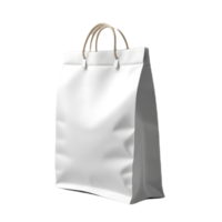 Airy Elegance, Blank White Bag Mockup with Transparency png