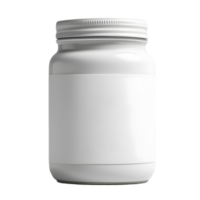 Ghostly Radiance, Front View Blank Jar Mockup with Transparency png