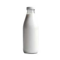 Spectral Sophistication, Blank Milk Bottle Mockup on Transparent Background png