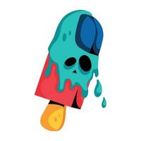 Trendy Halloween Popsicle vector