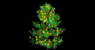 animado Natal árvore charme, Natal brilhar video