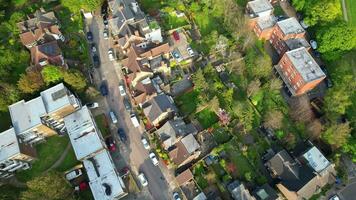 Aerial View of British Town During Beautiful Day video