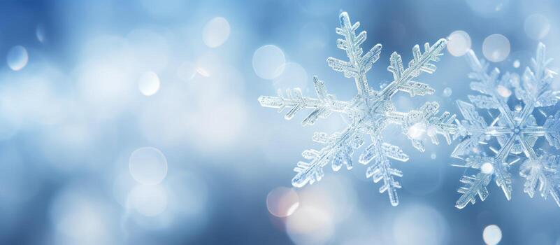 AI generated a snowflake is shown in this image photo