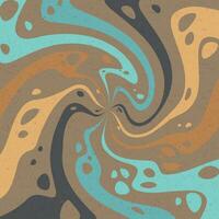 Abstract psychedelic groovy background. vector