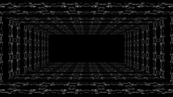 Abstract Corridor Tunnel Digital Rendering video