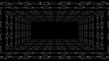 Abstract Corridor Tunnel Digital Rendering video