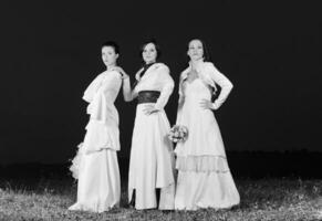 Beautiful brides together photo