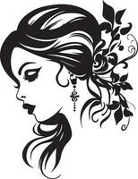 Beautiful Woman vector silhouette 7