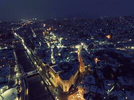 City aerial view photo