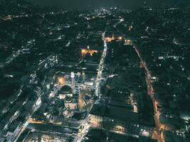 City aerial view photo