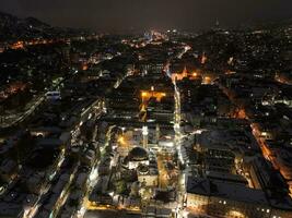 City aerial view photo