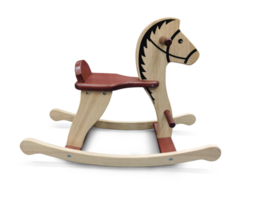 Wooden rocking horse PNG transparent