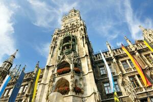 münchen marienplatz vista foto