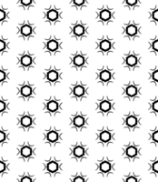 Black seamless abstract pattern. Overlay for background and backdrop. Ornamental design. PNG graphic illustration with transparent background.