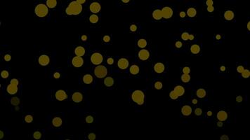 Bokeh shining colorful particles. Shimmering Glittering Particles loop animation with Alpha Channel transparent background video