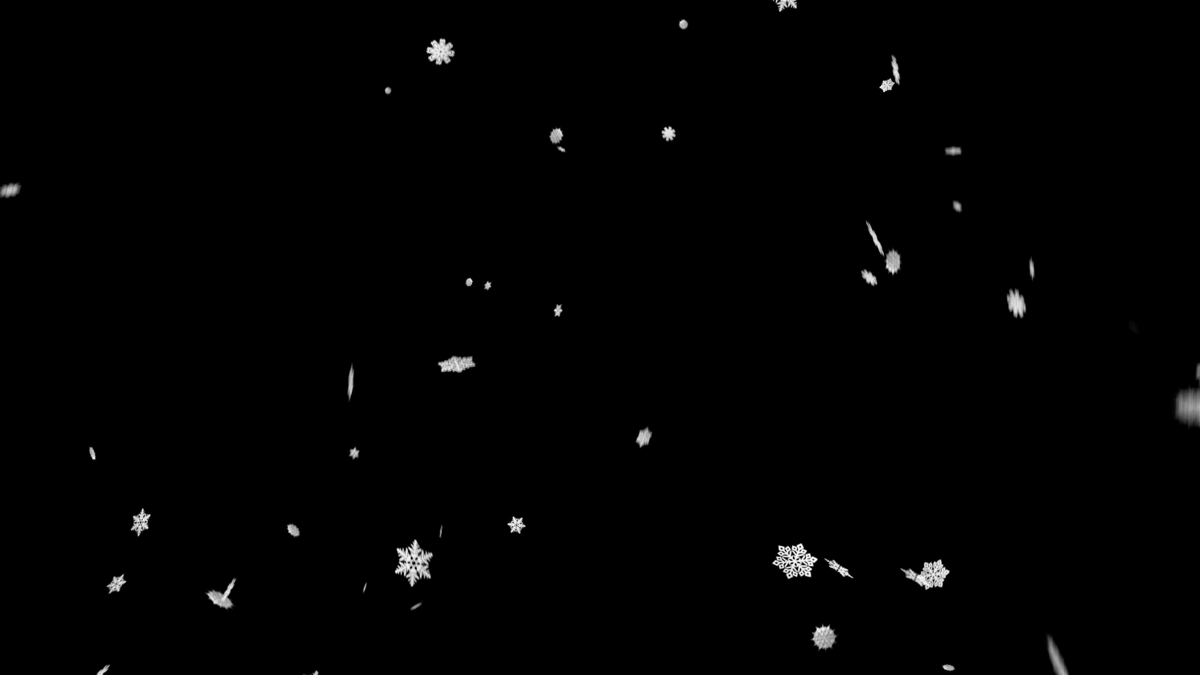 Snow flakes overlay Winter, slowly falling snow effect Dust particles