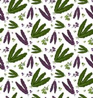 seamless pattern Tuscan cabbage vector. Design for kale day, healthy food, health day, recipes vector