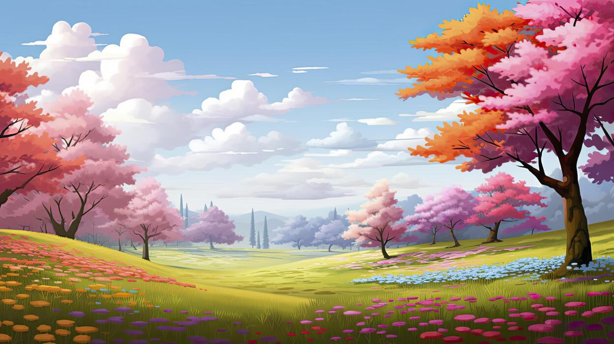 Spring Background Cartoon Stock Photos, Images and Backgrounds for Free ...