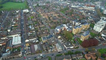 Aerial View of British Town During Beautiful Day video