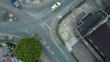 Aerial View of British Town and Residential Estate video