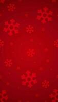 Dark Christmas Blank Vertical Background With Looping Animation Falling Simple Snowflakes video