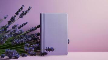 AI Generated Empty paper school education document notepad concept office notebook page object diary photo